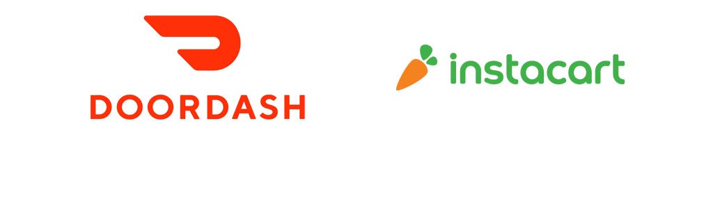 Our partner logos: Doordash, Instacart