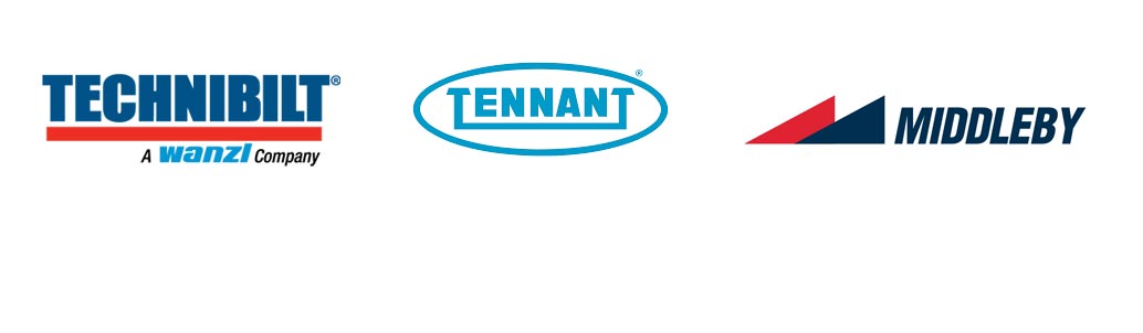 Our partner logos: Technibilt, Tennant, Middleby