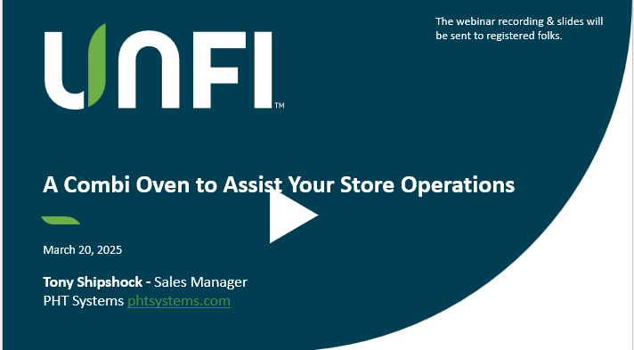 Combi Ovens Webinar Recording