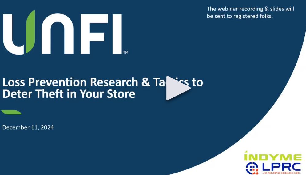Loss Prevention Webinar Recording